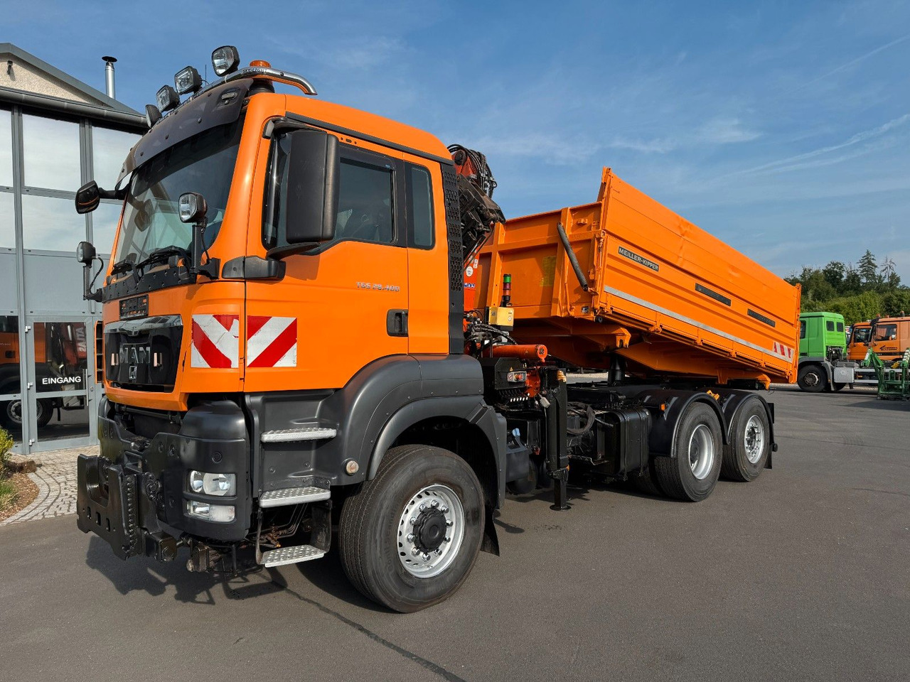 MAN TGS 28.400 6x4-4 BL Kipper / Kran / Winterdienst - Kipper, Autokran: das Bild 1 MAN TGS 28.400 6x4-4 BL Kipper / Kran / Winterdienst - Kipper, Autokran: das Bild 1