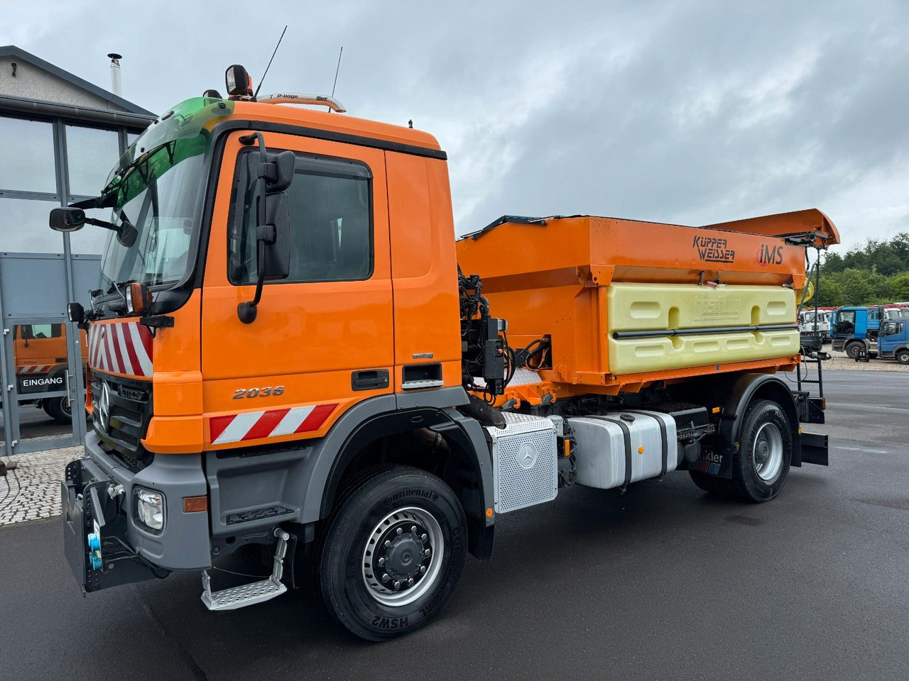 Mercedes-Benz Actros 2036 4x4 mit Dautel Wechselsystem E 5 - Kipper: das Bild 3 Mercedes-Benz Actros 2036 4x4 mit Dautel Wechselsystem E 5 - Kipper: das Bild 3