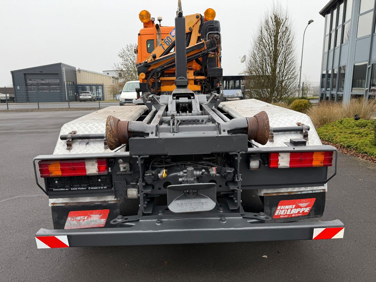 Mercedes-Benz Actros 2632 6x4/2 Meiller + HMF Kran - Abrollkipper, Autokran: das Bild 5 Mercedes-Benz Actros 2632 6x4/2 Meiller + HMF Kran - Abrollkipper, Autokran: das Bild 5