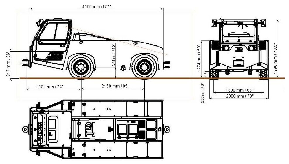 TLD Pushback TMX150-12 - Flugzeugschlepper: das Bild 2 TLD Pushback TMX150-12 - Flugzeugschlepper: das Bild 2