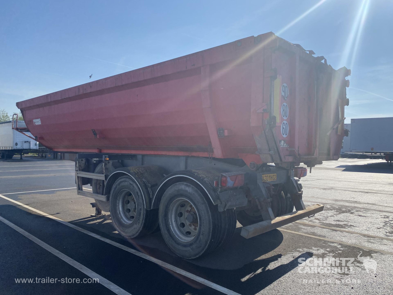 Tipper Steel half pipe body 91m³ - Kipper Auflieger: das Bild 4 Tipper Steel half pipe body 91m³ - Kipper Auflieger: das Bild 4