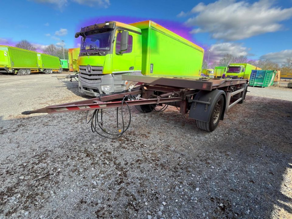 HUEFFERMANN 2-achs Abrollanhänger HAR 18.70 Containeranhänger Außenrollenanhg. - Abrollanhänger/ Absetzanhänger: das Bild 1 HUEFFERMANN 2-achs Abrollanhänger HAR 18.70 Containeranhänger Außenrollenanhg. - Abrollanhänger/ Absetzanhänger: das Bild 1