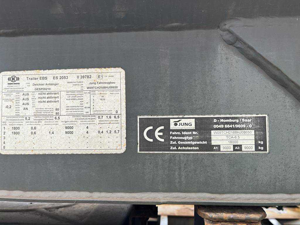 JUNG,R. JUNG,R. Containeranhänger Containeranhänger TCA 6,5 Apollo Abrollanhänger - Abrollanhänger/ Absetzanhänger: das Bild 4 JUNG,R. JUNG,R. Containeranhänger Containeranhänger TCA 6,5 Apollo Abrollanhänger - Abrollanhänger/ Absetzanhänger: das Bild 4