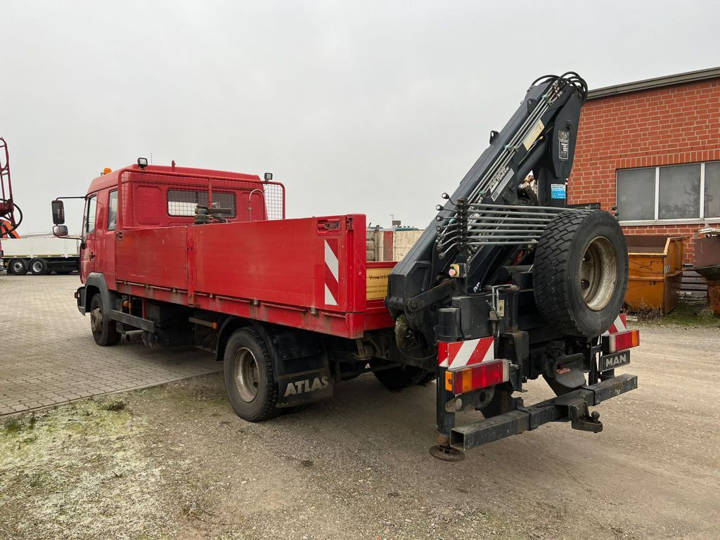 MAN LE 12.225 LC Pritsche Heckkran 6 Zylinder Doka T - Autokran, Pritsche LKW: das Bild 4 MAN LE 12.225 LC Pritsche Heckkran 6 Zylinder Doka T - Autokran, Pritsche LKW: das Bild 4
