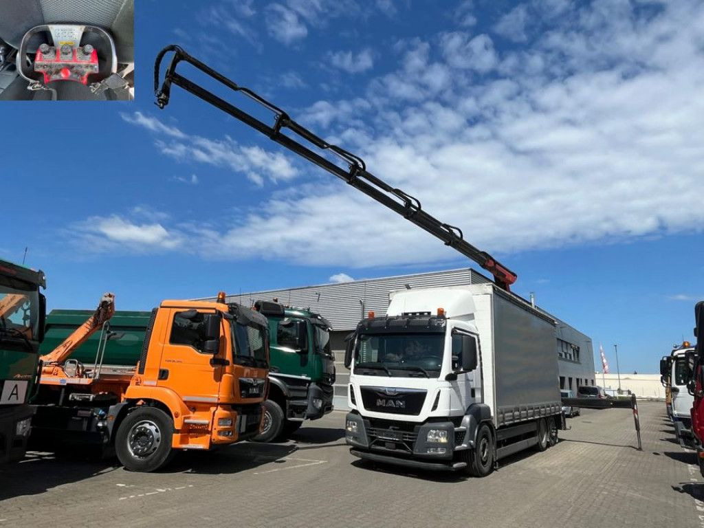 MAN TG-S 26.400 6x2-2 BL Pritsche Heckkran 5xhydr.Au - Autokran: das Bild 1 MAN TG-S 26.400 6x2-2 BL Pritsche Heckkran 5xhydr.Au - Autokran: das Bild 1