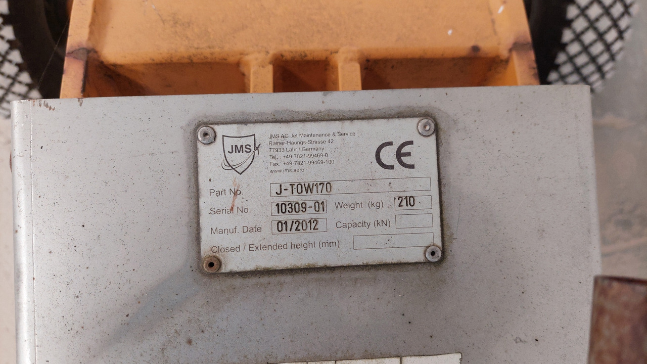 Towbar J-TOW170 JMS - Luftfahrt-Bodengerät: das Bild 2 Towbar J-TOW170 JMS - Luftfahrt-Bodengerät: das Bild 2