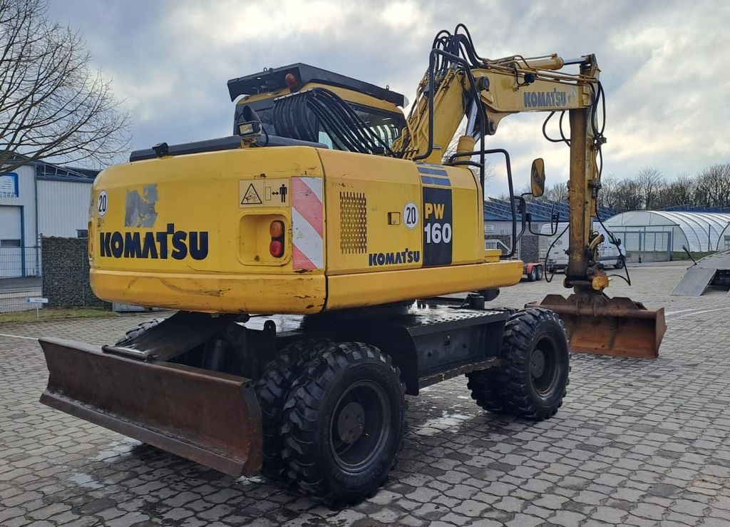 Komatsu PW 160-7, Bj 07, 7050 BH, hydr. VA, MS10, GLV - Mobilbagger: das Bild 4 Komatsu PW 160-7, Bj 07, 7050 BH, hydr. VA, MS10, GLV - Mobilbagger: das Bild 4