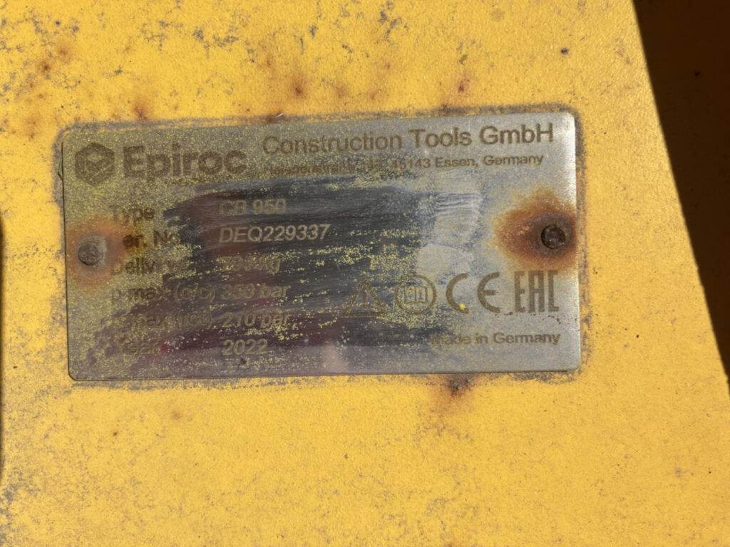 Epiroc Betonabbruchzange CB950 - Abbruchschere für Baumaschine: das Bild 5 Epiroc Betonabbruchzange CB950 - Abbruchschere für Baumaschine: das Bild 5