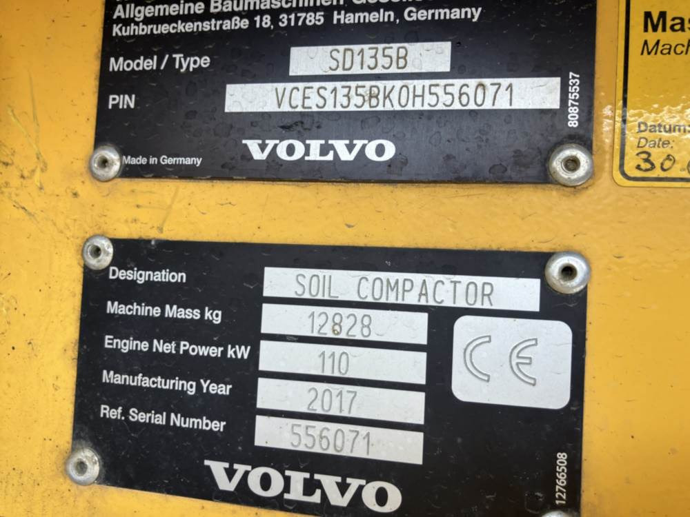Walzenzug Volvo SD135B: das Bild 12