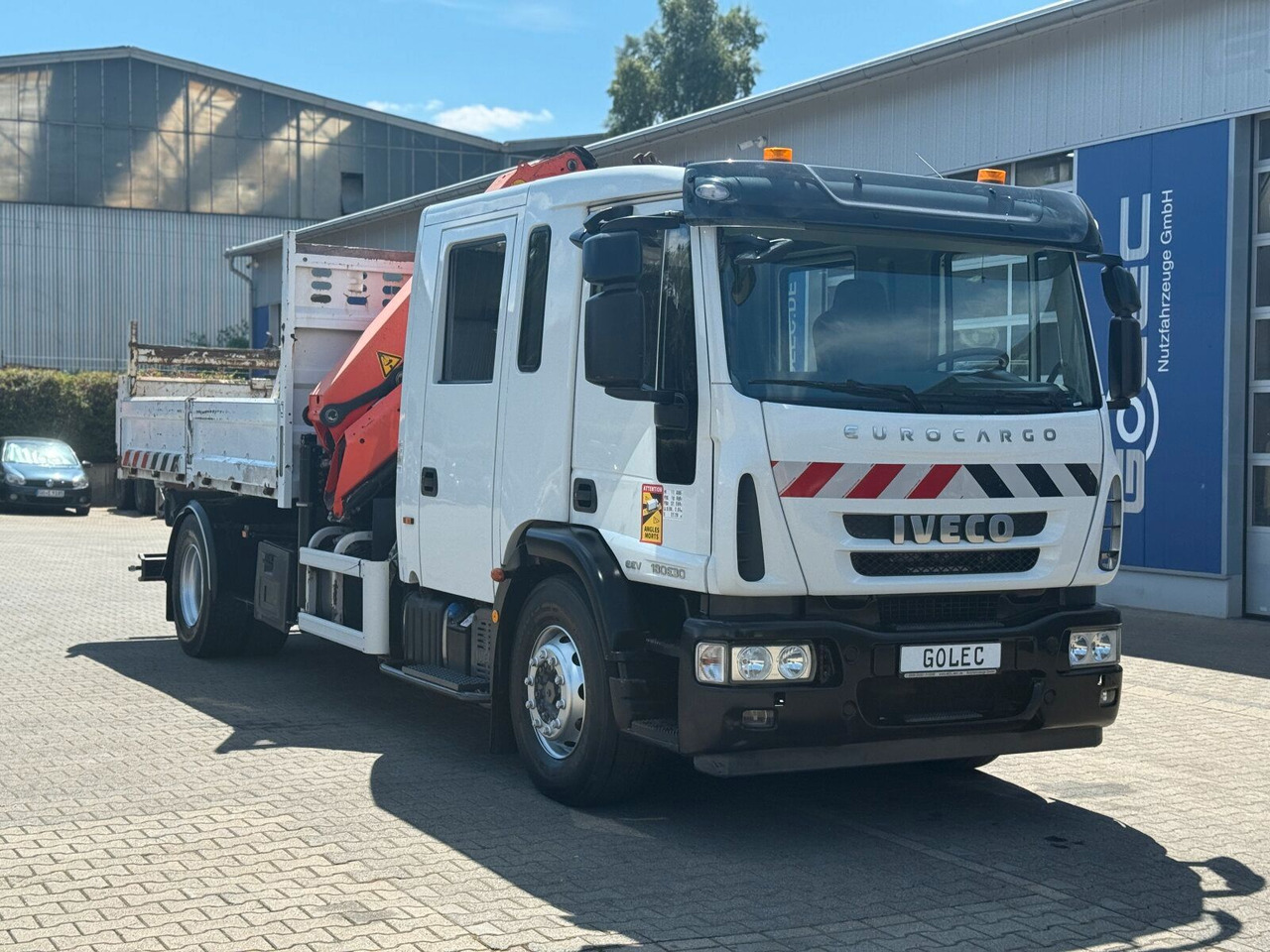 Iveco ML180E 4x2 DOKA Euro 5 Kipper Kran PK16001K-B - Autokran: das Bild 1 Iveco ML180E 4x2 DOKA Euro 5 Kipper Kran PK16001K-B - Autokran: das Bild 1