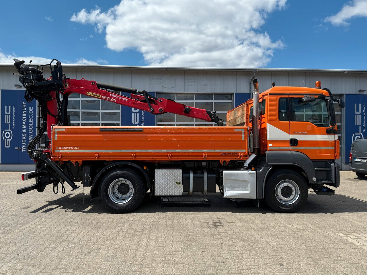MAN TGS 18.400 4x2 Kipper Bordmatic Kran Palfinger - Kipper, Autokran: das Bild 2 MAN TGS 18.400 4x2 Kipper Bordmatic Kran Palfinger - Kipper, Autokran: das Bild 2
