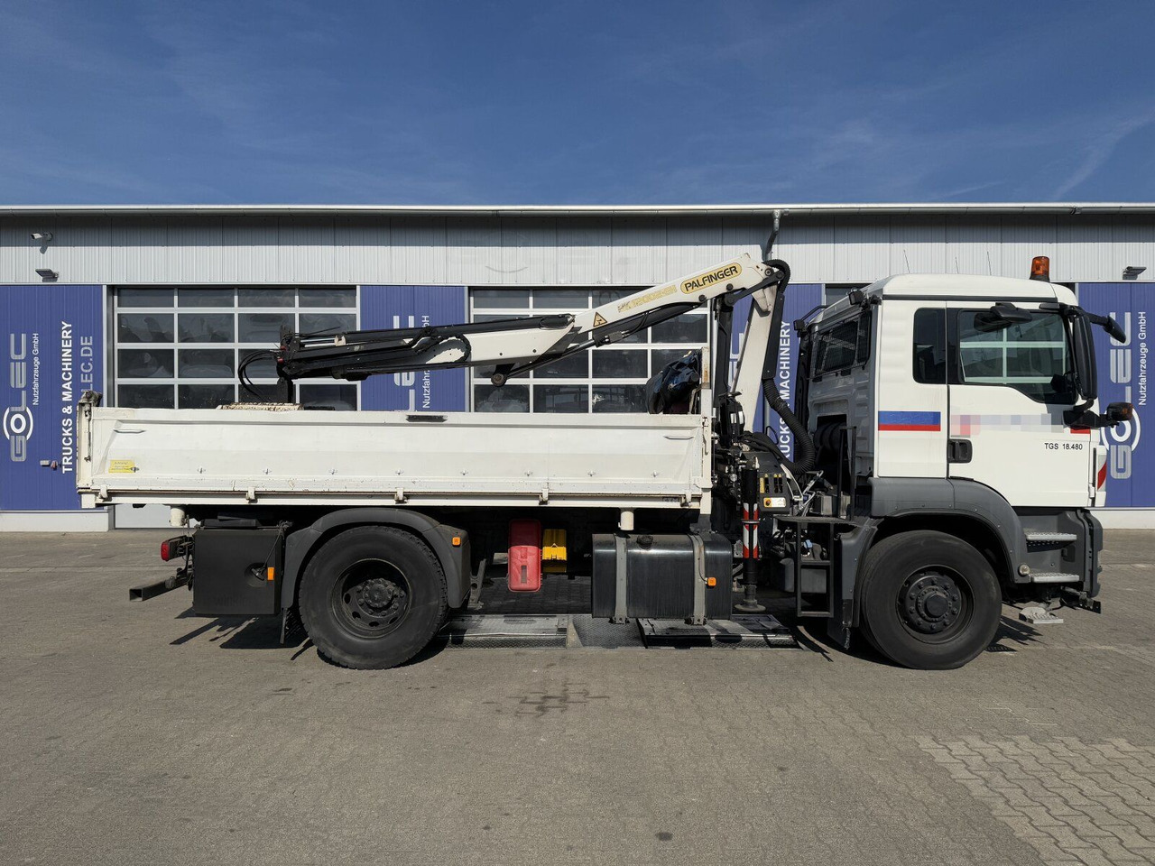 MAN TGS 18.480 4x4H Winter. Kipper Kran PALFINGER 12 - Autokran: das Bild 3 MAN TGS 18.480 4x4H Winter. Kipper Kran PALFINGER 12 - Autokran: das Bild 3