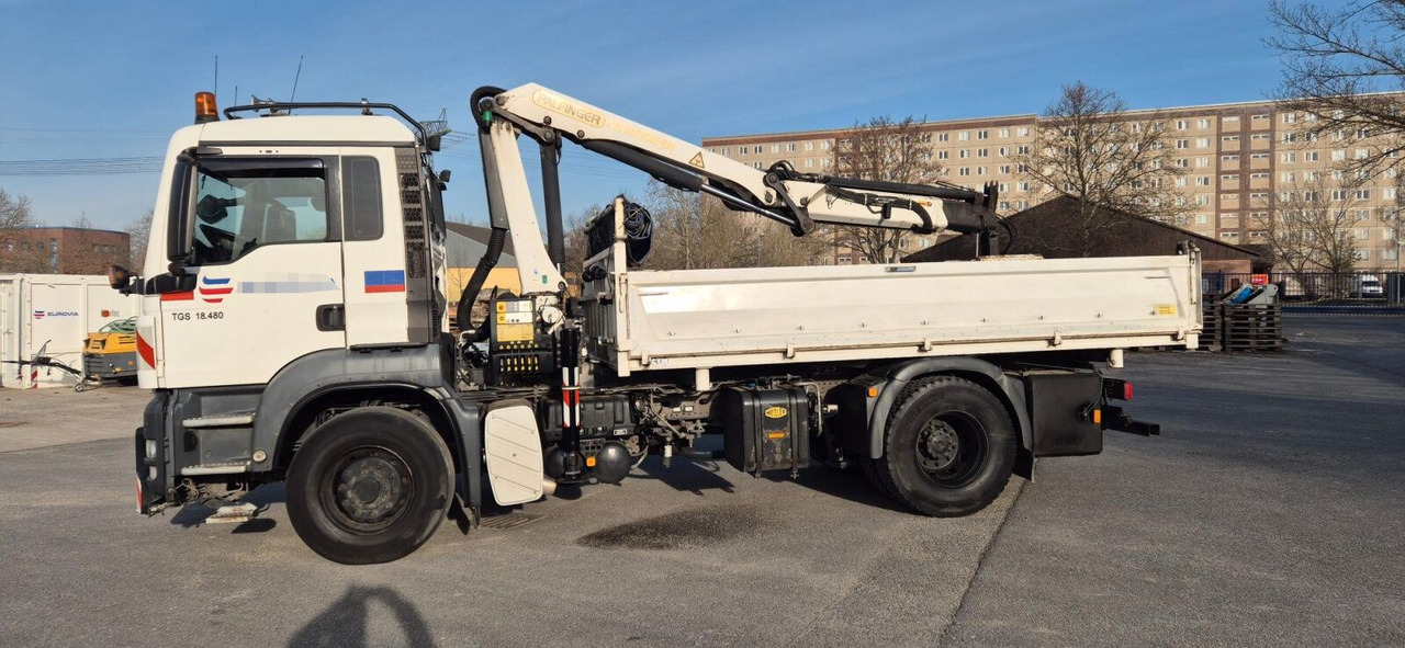 MAN TGS 18.480 4x4H Winter. Kipper Kran PALFINGER 12 - Kipper, Autokran: das Bild 2 MAN TGS 18.480 4x4H Winter. Kipper Kran PALFINGER 12 - Kipper, Autokran: das Bild 2