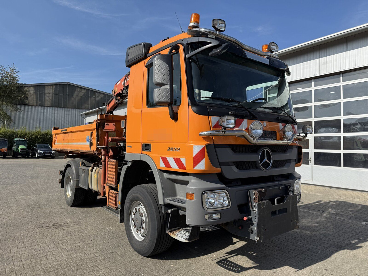 Mercedes-Benz ACTROS 2044 4x4 Kipper Kran ATLAS 65.2 A2L - Autokran: das Bild 1 Mercedes-Benz ACTROS 2044 4x4 Kipper Kran ATLAS 65.2 A2L - Autokran: das Bild 1