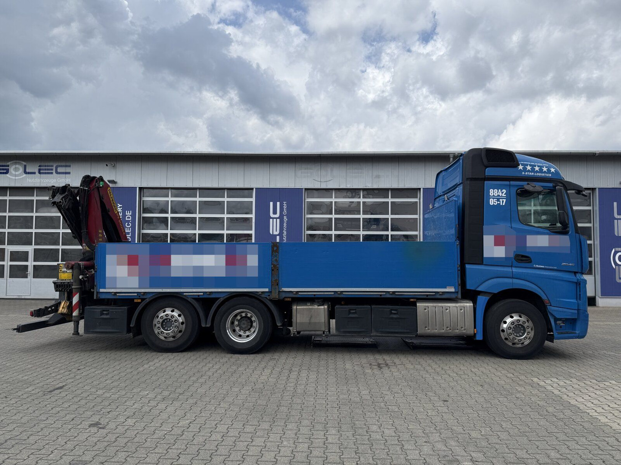 Mercedes-Benz ACTROS 2545 6x2 Pritsche Kran Palfinger PK20001K - Pritsche LKW, Autokran: das Bild 2 Mercedes-Benz ACTROS 2545 6x2 Pritsche Kran Palfinger PK20001K - Pritsche LKW, Autokran: das Bild 2