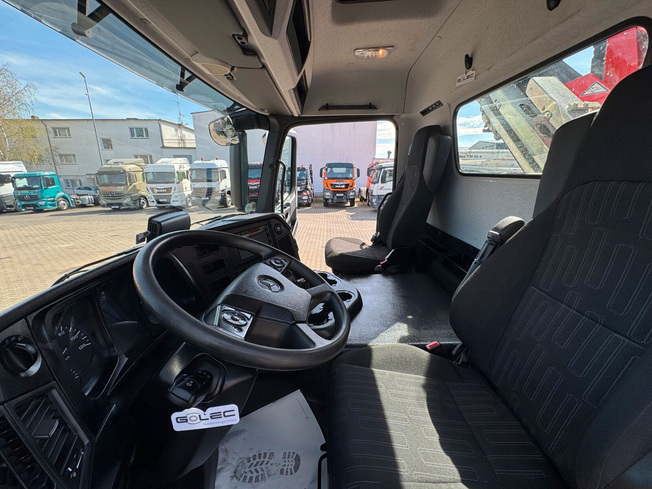 Kipper, Autokran Mercedes-Benz AROCS 1832 4x2 Euro 6 Kipper Kran FASSI F120FB: das Bild 21