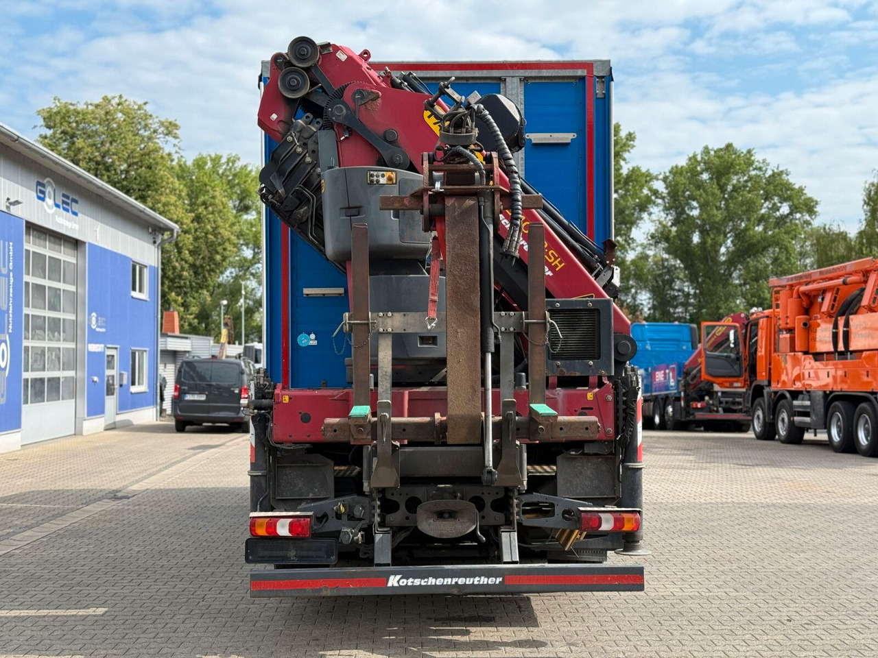 Mercedes-Benz Actros 6x2 Pritsche Kran Palfinger PK34002 + JIB - Autokran: das Bild 4 Mercedes-Benz Actros 6x2 Pritsche Kran Palfinger PK34002 + JIB - Autokran: das Bild 4