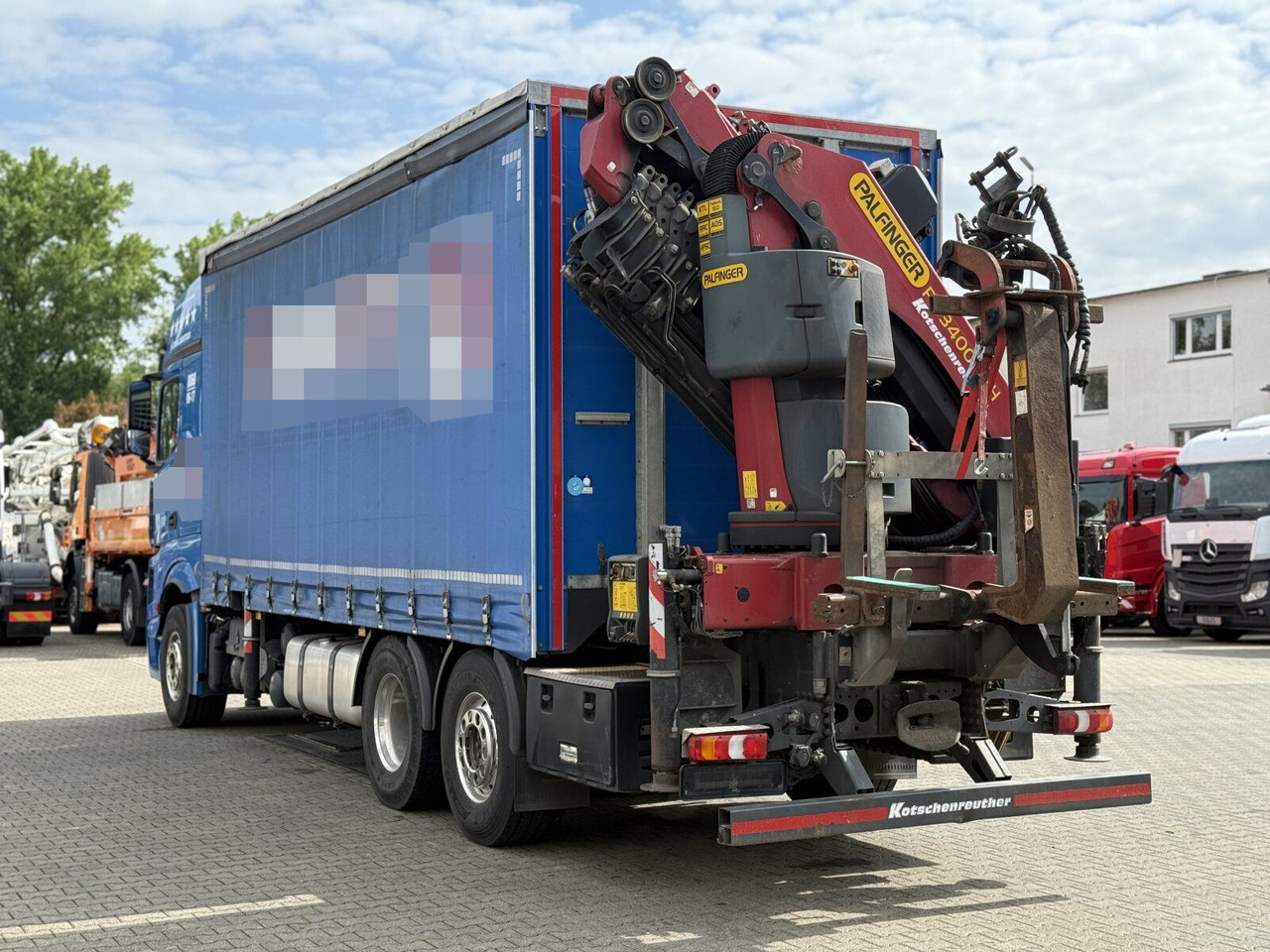 Mercedes-Benz Actros 6x2 Pritsche Kran Palfinger PK34002 + JIB - Pritsche LKW, Autokran: das Bild 5 Mercedes-Benz Actros 6x2 Pritsche Kran Palfinger PK34002 + JIB - Pritsche LKW, Autokran: das Bild 5