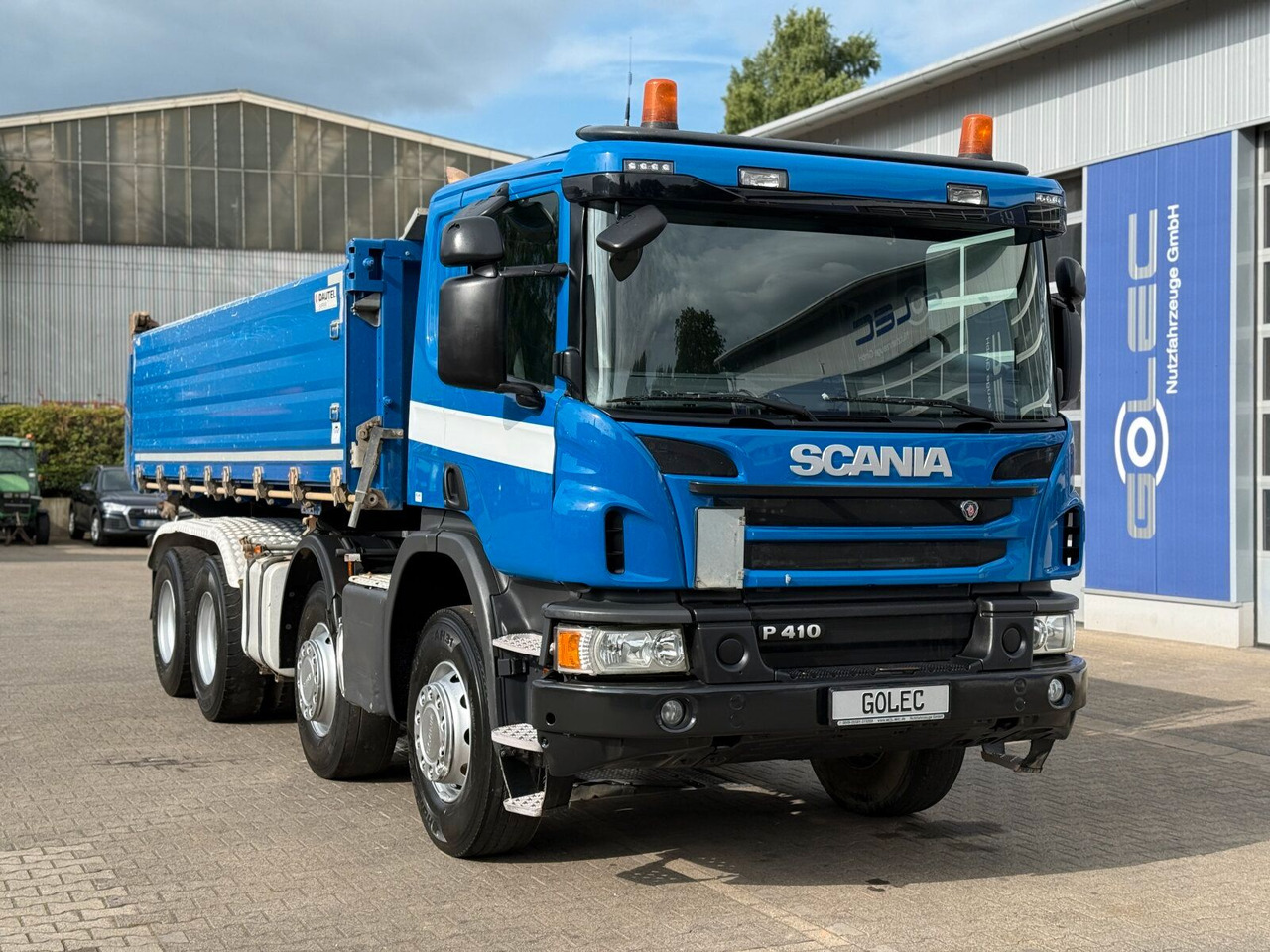 Scania P 410 8x4 Dreiseitenkipper DAUTEL - Kipper: das Bild 1 Scania P 410 8x4 Dreiseitenkipper DAUTEL - Kipper: das Bild 1