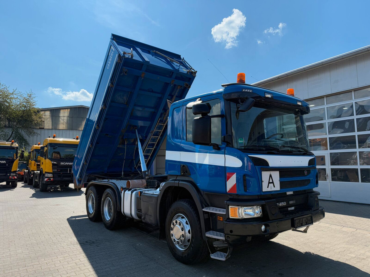 Scania P 450 6x4 Dreiseitenkipper DAUTEL - Kipper: das Bild 2 Scania P 450 6x4 Dreiseitenkipper DAUTEL - Kipper: das Bild 2