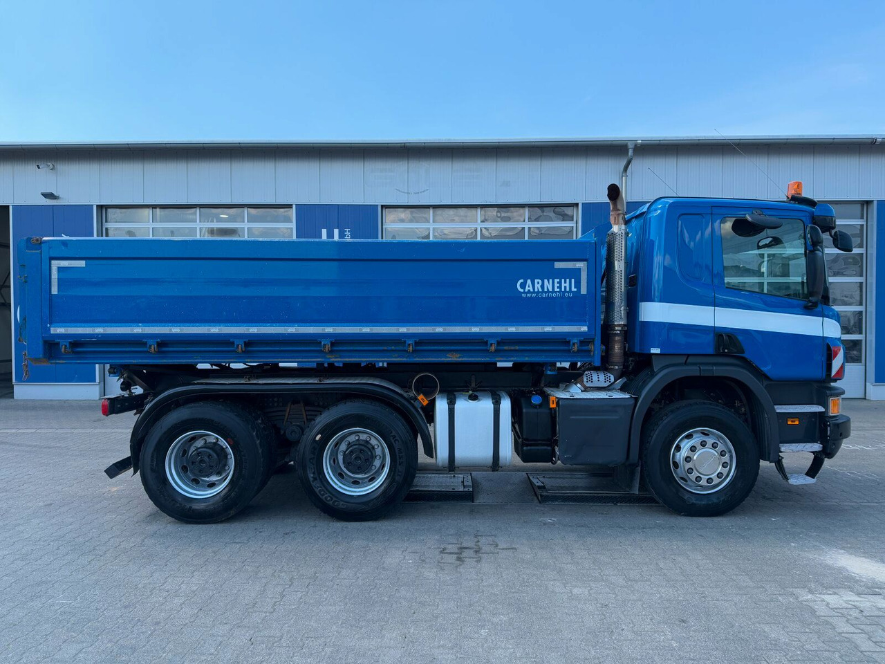 Scania P 450 6x4 Dreiseitenkipper DAUTEL - Kipper: das Bild 3 Scania P 450 6x4 Dreiseitenkipper DAUTEL - Kipper: das Bild 3