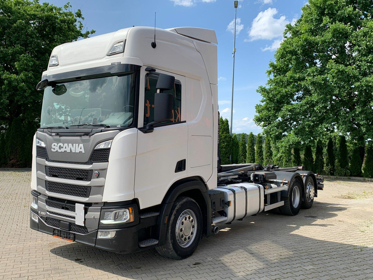 Scania R450 6x2 Abrollkipper MEILLER*Lenkachse Retarder - Abrollkipper: das Bild 2 Scania R450 6x2 Abrollkipper MEILLER*Lenkachse Retarder - Abrollkipper: das Bild 2