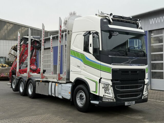 Volvo FH 510 8x4 Holztransporter Kran PENZ *Anhänger - Holztransporter, Autokran: das Bild 1 Volvo FH 510 8x4 Holztransporter Kran PENZ *Anhänger - Holztransporter, Autokran: das Bild 1