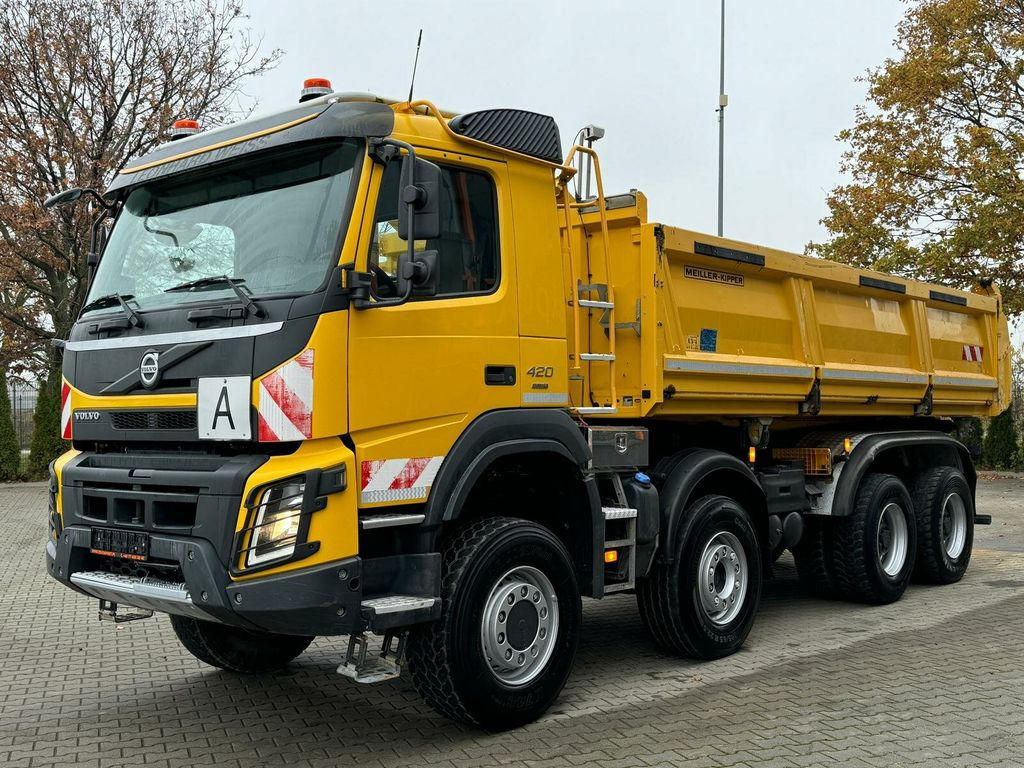 Kipper Volvo FMX420 8x6 Dreiseitenkipper Bordmatik MEILLER: das Bild 1