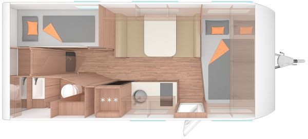 Weinsberg CaraCito 500 QDK Leichter Hagel Dach - Wohnwagen: das Bild 2 Weinsberg CaraCito 500 QDK Leichter Hagel Dach - Wohnwagen: das Bild 2