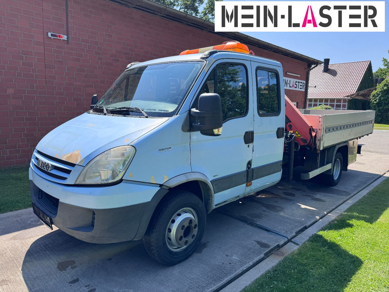 Iveco 65C180 3.0d Palfinger PK 6500 7 Sitzer NL 2300kg - Autokran, Pritsche LKW: das Bild 2 Iveco 65C180 3.0d Palfinger PK 6500 7 Sitzer NL 2300kg - Autokran, Pritsche LKW: das Bild 2