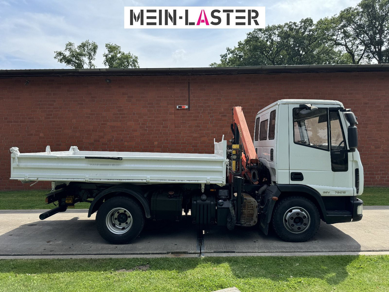 Iveco ML75E16 3 S-Kipper Kran PK 9,4m-550 kg Greifer - Kipper Transporter: das Bild 5 Iveco ML75E16 3 S-Kipper Kran PK 9,4m-550 kg Greifer - Kipper Transporter: das Bild 5