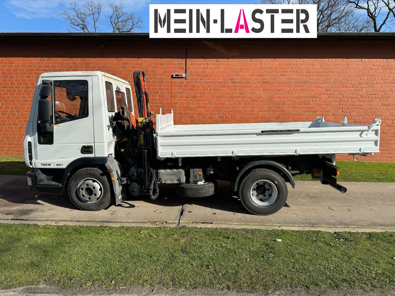 Iveco ML75E16 3 S-Kipper Kran PK 9,4m-550 kg Greifer - Kipper Transporter: das Bild 5 Iveco ML75E16 3 S-Kipper Kran PK 9,4m-550 kg Greifer - Kipper Transporter: das Bild 5