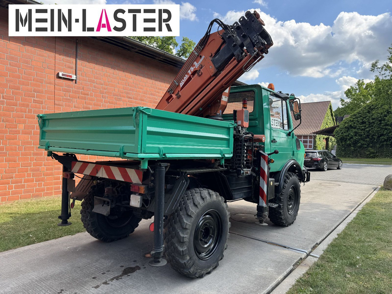 Unimog U 1200 Atlas 75.2 Kran 14 m Funk FB *1. Hand - Autokran: das Bild 4 Unimog U 1200 Atlas 75.2 Kran 14 m Funk FB *1. Hand - Autokran: das Bild 4