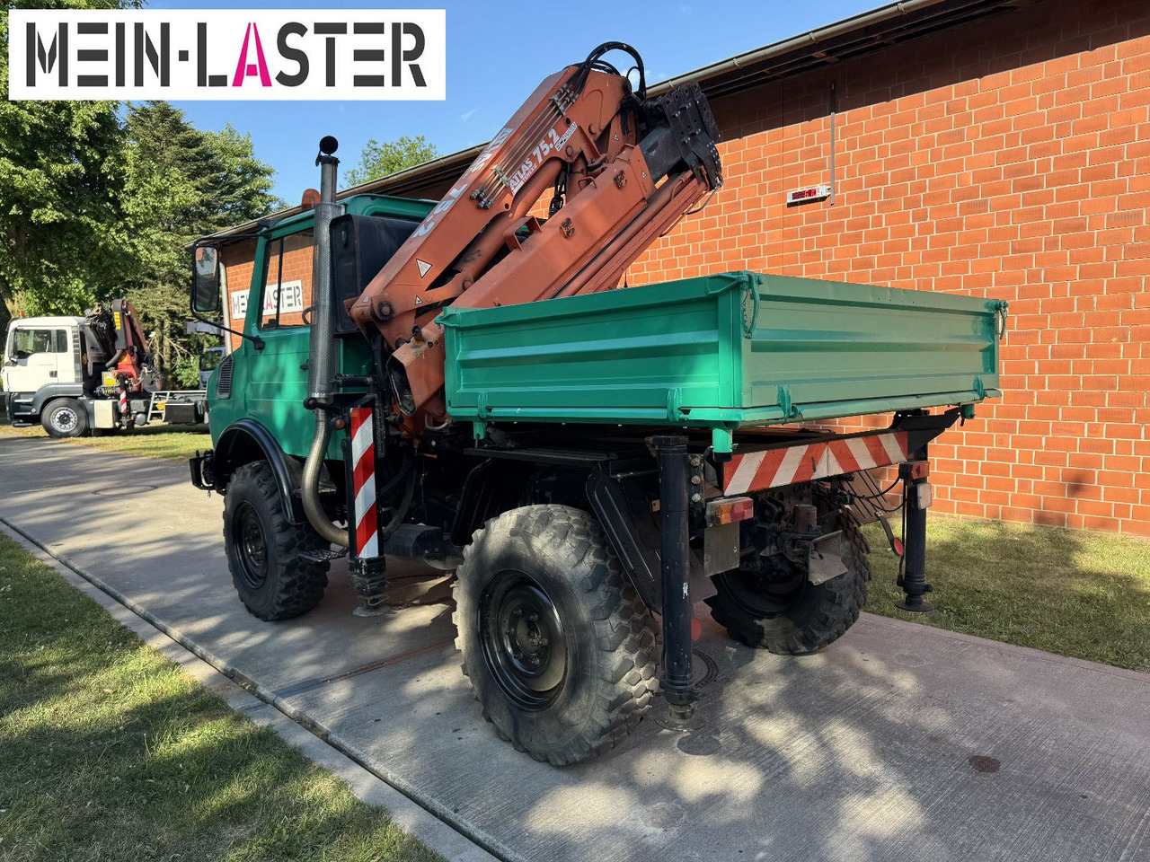 Unimog U 1200 Atlas 75.2 Kran 14 m Funk FB *1. Hand - Autokran: das Bild 5 Unimog U 1200 Atlas 75.2 Kran 14 m Funk FB *1. Hand - Autokran: das Bild 5