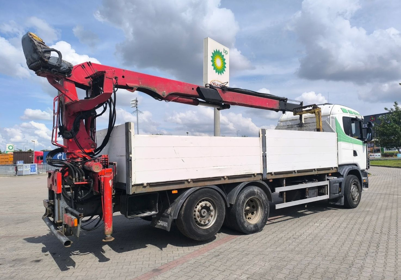 Pritsche LKW, Autokran SCANIA 144.460: das Bild 7