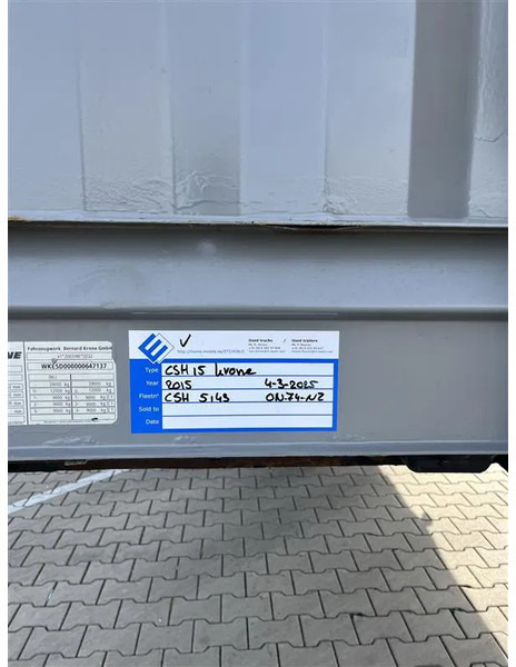 Krone 75x 2015 XL MEGA P400 HUCKEPACK - Koffer Auflieger: das Bild 2 Krone 75x 2015 XL MEGA P400 HUCKEPACK - Koffer Auflieger: das Bild 2