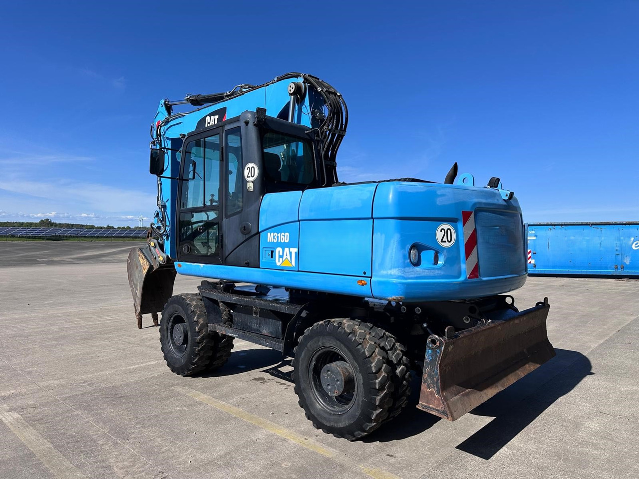 CATERPILLAR M 316 D Oil Quick OQ 65 Deutsche Maschine Top ! - Mobilbagger: das Bild 3 CATERPILLAR M 316 D Oil Quick OQ 65 Deutsche Maschine Top ! - Mobilbagger: das Bild 3