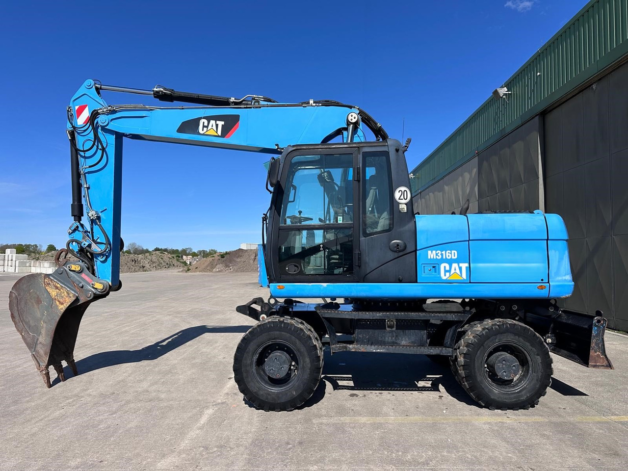 CATERPILLAR M 316 D Oil Quick OQ 65 Deutsche Maschine Top ! - Mobilbagger: das Bild 5 CATERPILLAR M 316 D Oil Quick OQ 65 Deutsche Maschine Top ! - Mobilbagger: das Bild 5