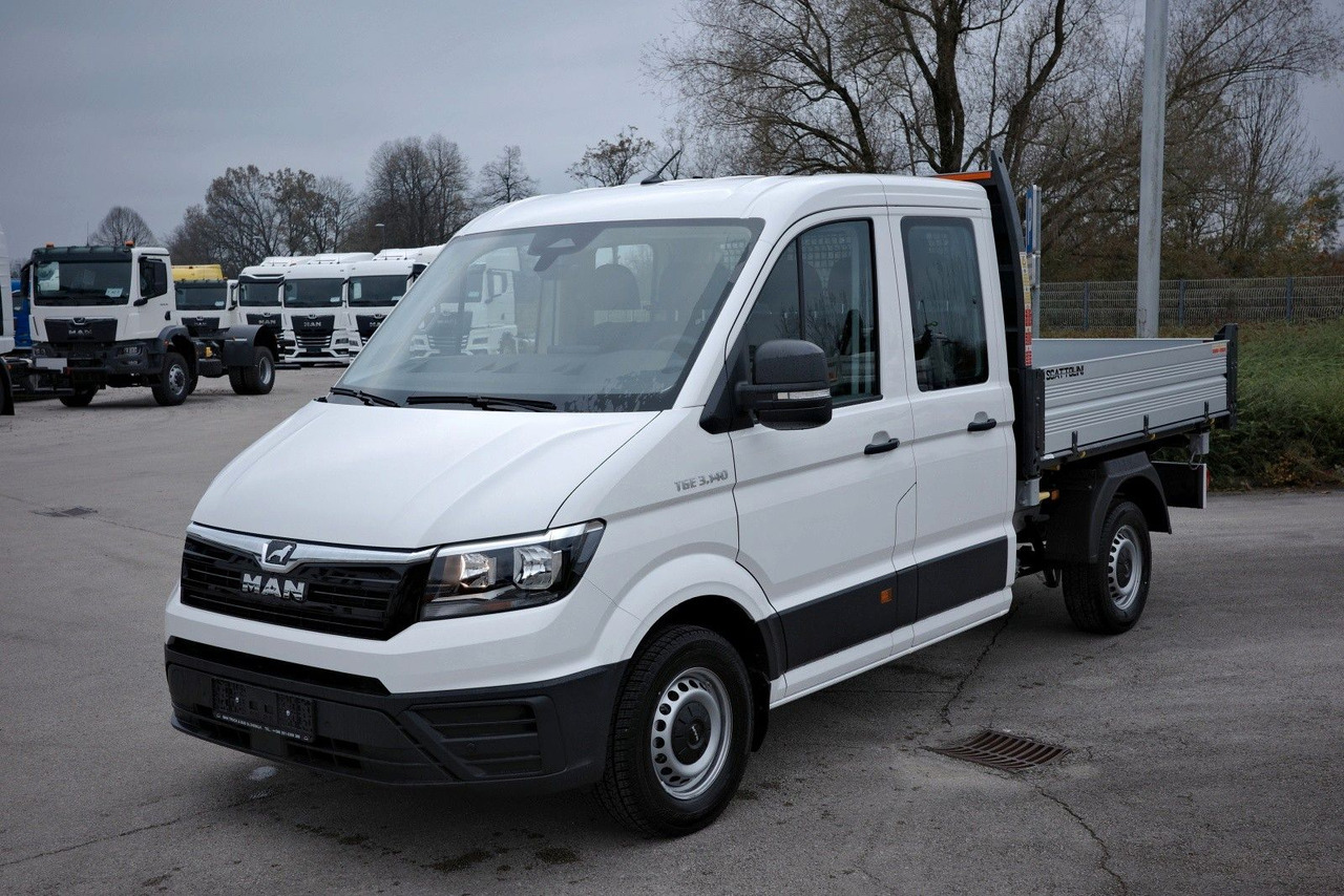 MAN TGE 3.140 L4 DoKa (3+4) 3-Seiten-Kipper + AHK - Kipper Transporter, Transporter mit Doppelkabine: das Bild 1 MAN TGE 3.140 L4 DoKa (3+4) 3-Seiten-Kipper + AHK - Kipper Transporter, Transporter mit Doppelkabine: das Bild 1