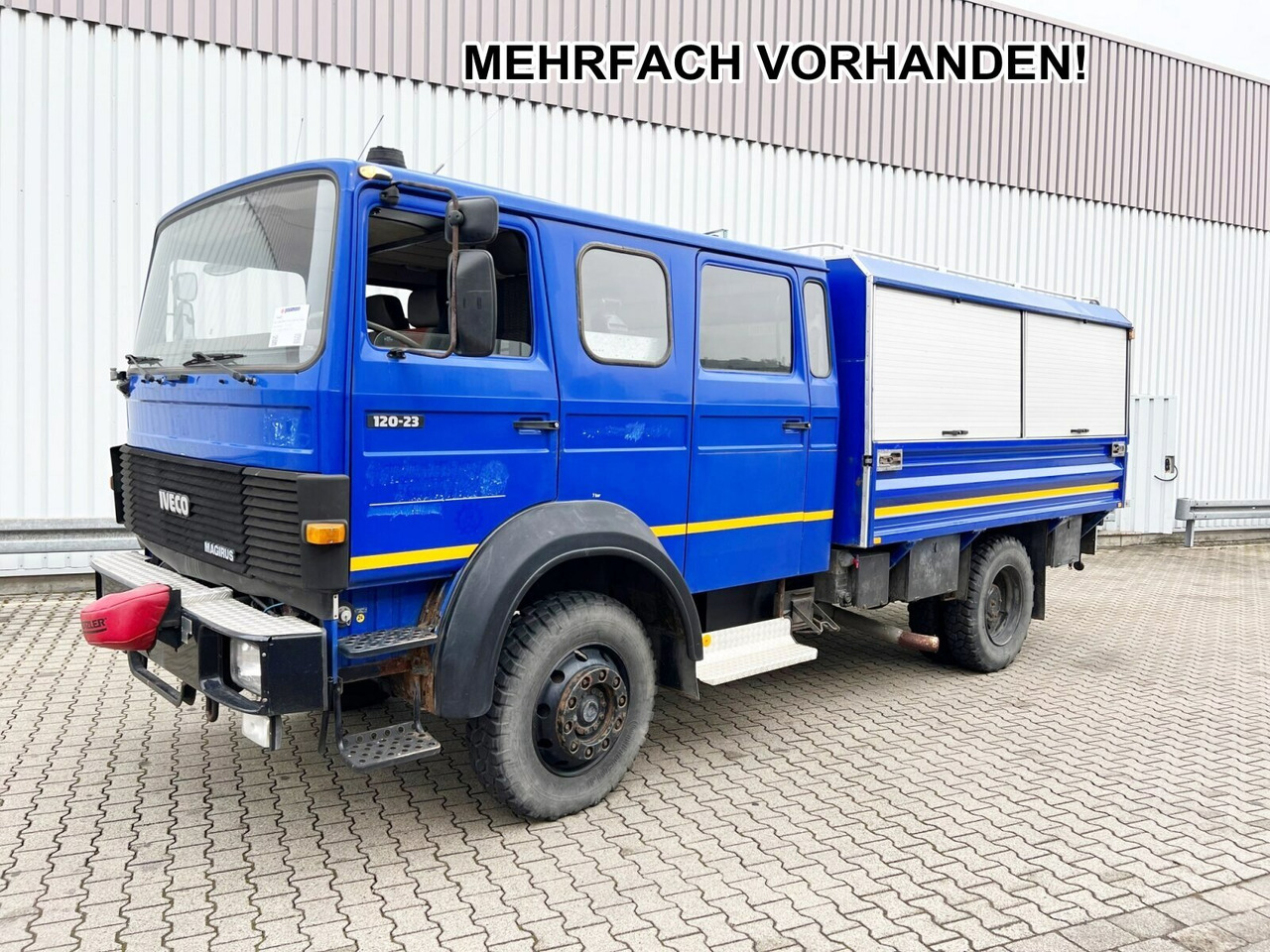 120-23 AW 4x4 Doka 120-23 AW 4x4 Doka, V8-Motor, Gerätewagen, Seilwinde - Feuerwehrfahrzeug: das Bild 1 120-23 AW 4x4 Doka 120-23 AW 4x4 Doka, V8-Motor, Gerätewagen, Seilwinde - Feuerwehrfahrzeug: das Bild 1