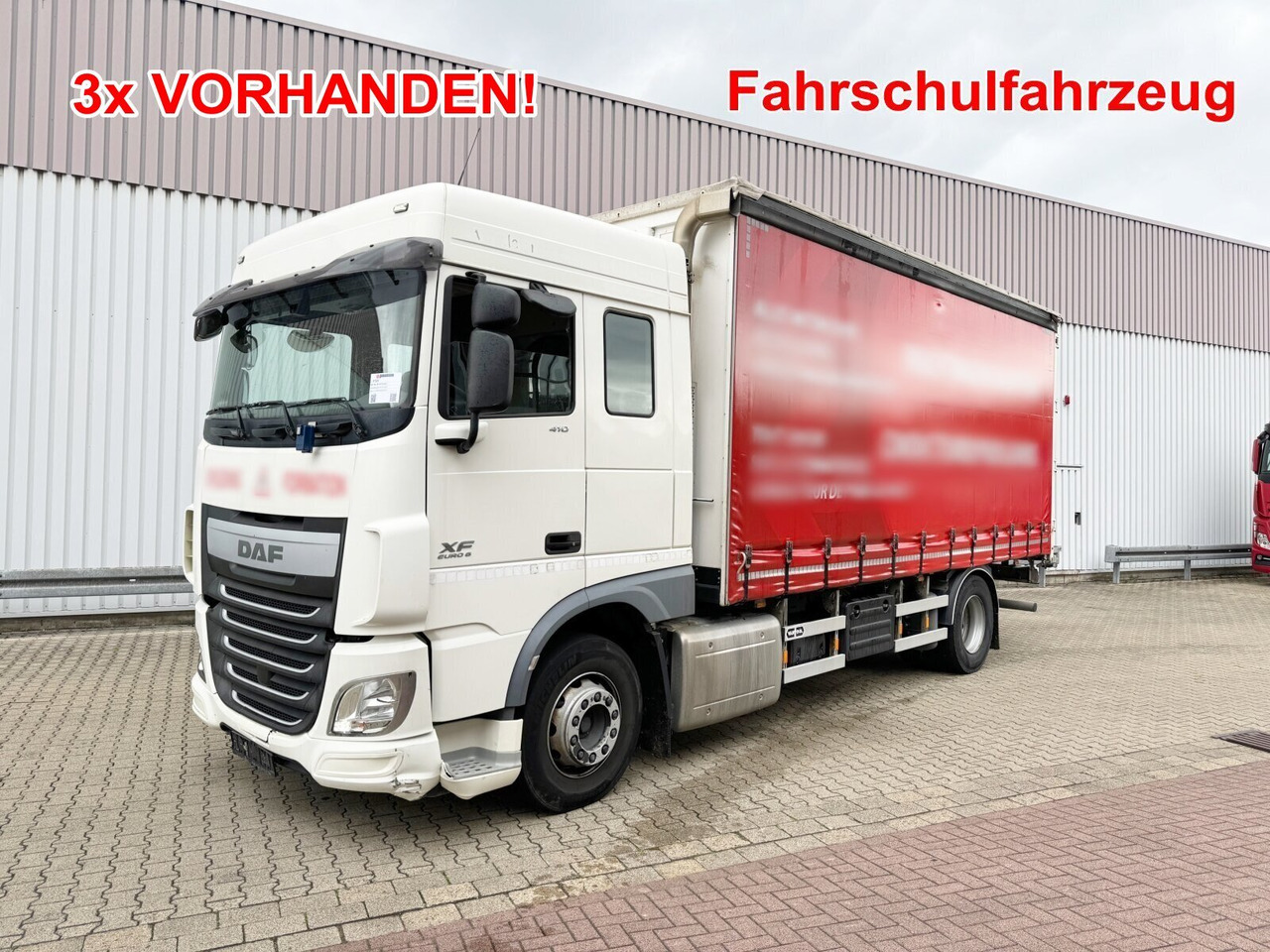 DAF XF 410 FA 4x2 XF 410 FA 4x2, Fahrschule, 2x AHK, 6 Sitze - Pritsche LKW: das Bild 1 DAF XF 410 FA 4x2 XF 410 FA 4x2, Fahrschule, 2x AHK, 6 Sitze - Pritsche LKW: das Bild 1