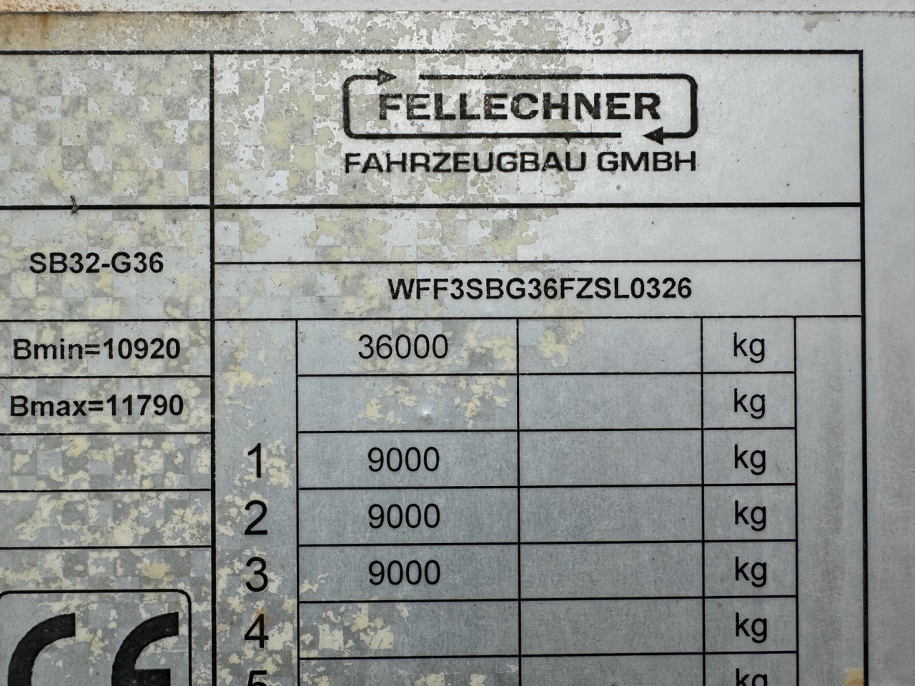 Fellechner SB32-G36 Fellechner SB32-G36, ausziehbar um 1,5m - Pritschenauflieger/ Plattformauflieger: das Bild 5 Fellechner SB32-G36 Fellechner SB32-G36, ausziehbar um 1,5m - Pritschenauflieger/ Plattformauflieger: das Bild 5