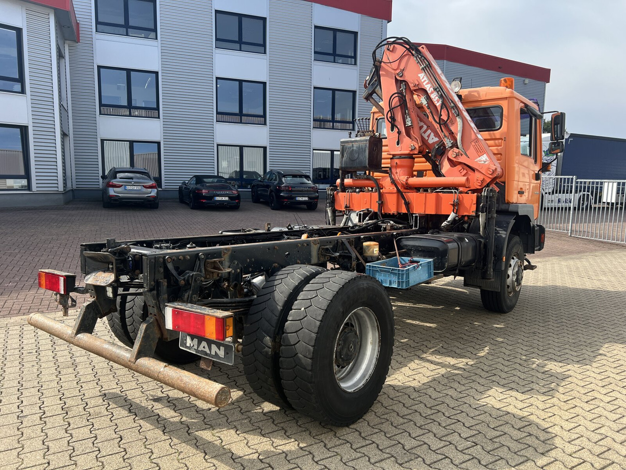 Fahrgestell LKW, Autokran MAN 18.255 MAK 4x4 BB 18.255 MAK 4x4 BB, Kran Atlas AK 85.1 A1: das Bild 9 Fahrgestell LKW, Autokran MAN 18.255 MAK 4x4 BB 18.255 MAK 4x4 BB, Kran Atlas AK 85.1 A1: das Bild 9