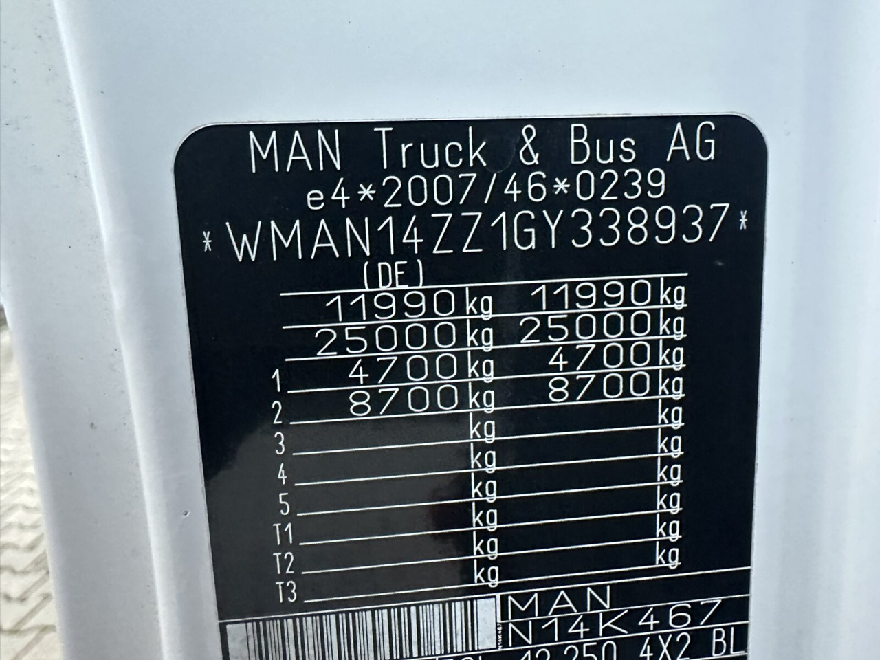 MAN TGL 12.250 4x2 BL TGL 12.250 4x2 BL, Palfinger Abroller P 07-25MPA, 2xAHK-ÖL - Abrollkipper: das Bild 5 MAN TGL 12.250 4x2 BL TGL 12.250 4x2 BL, Palfinger Abroller P 07-25MPA, 2xAHK-ÖL - Abrollkipper: das Bild 5