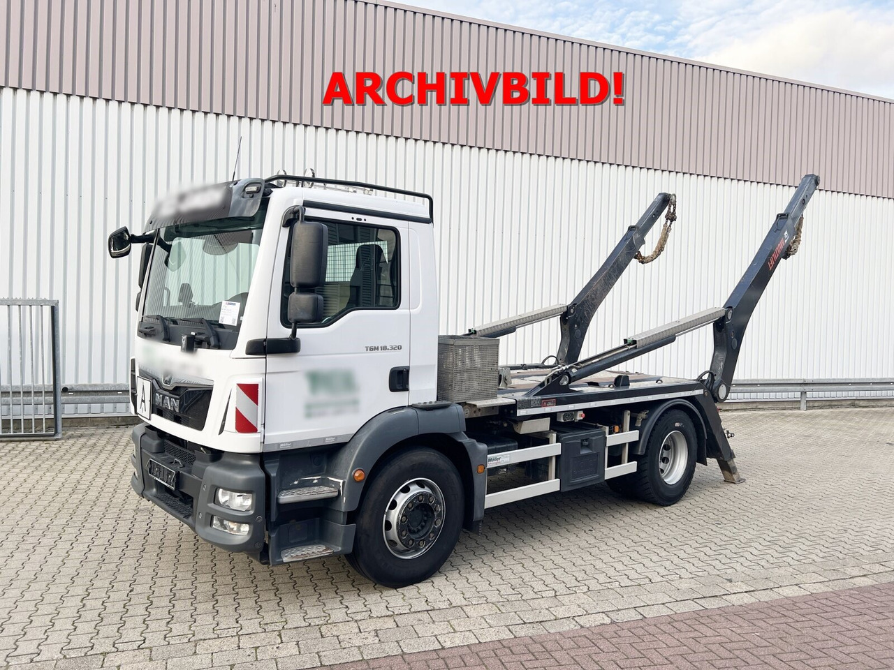MAN TGM 18.320 4x2 BL TGM 18.320 4x2 BL, Hiab Tele-Absetzanlage, Funk - Absetzkipper: das Bild 1 MAN TGM 18.320 4x2 BL TGM 18.320 4x2 BL, Hiab Tele-Absetzanlage, Funk - Absetzkipper: das Bild 1