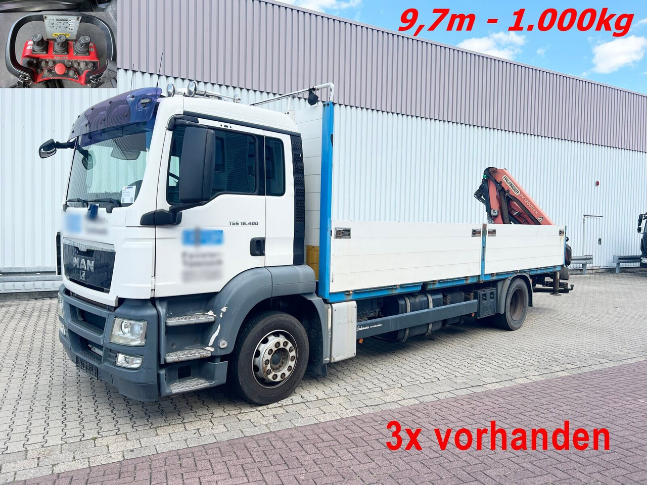 MAN TGS 18.400 4X2 BL TGS 18.400 4X2 BL, Kran PK 12002-EH B Funk, 2x AHK - Autokran: das Bild 1 MAN TGS 18.400 4X2 BL TGS 18.400 4X2 BL, Kran PK 12002-EH B Funk, 2x AHK - Autokran: das Bild 1