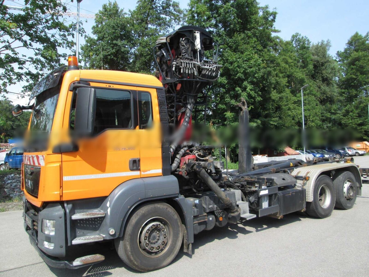 MAN TGS 26.400 6x2-4 BL TGS 26.400 6x2-4 BL, Lenk-/Liftachse, Kran Epsilon Q180ZR95TR - Abrollkipper, Autokran: das Bild 1 MAN TGS 26.400 6x2-4 BL TGS 26.400 6x2-4 BL, Lenk-/Liftachse, Kran Epsilon Q180ZR95TR - Abrollkipper, Autokran: das Bild 1