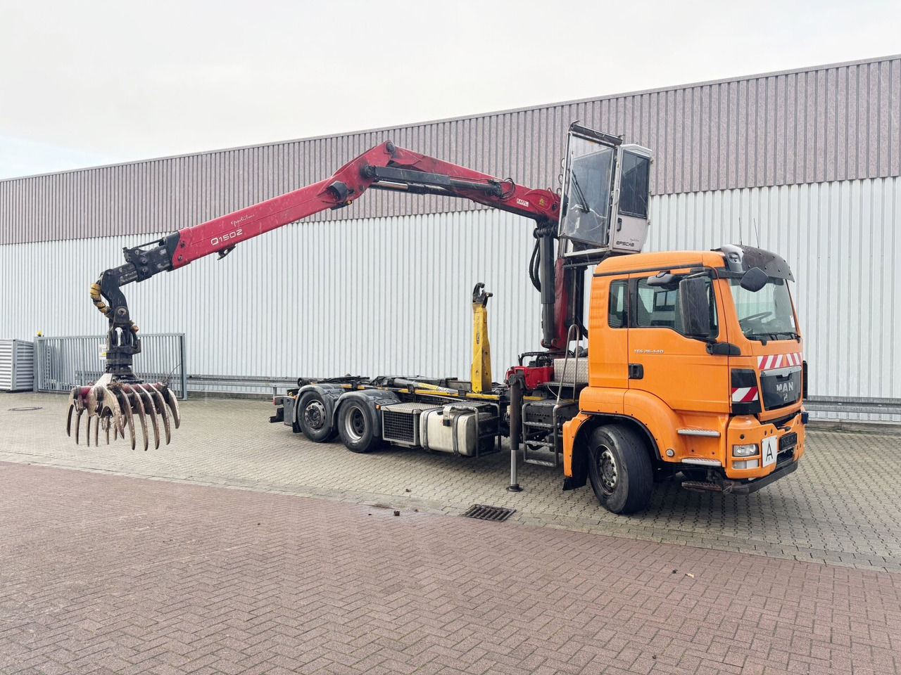 MAN TGS 26.440 6x2-4 BL TGS 26.440 6x2-4 BL, Lenk-/Liftachse, Krankabine, Kran Epsilon Q150Z96 - Abrollkipper, Autokran: das Bild 1 MAN TGS 26.440 6x2-4 BL TGS 26.440 6x2-4 BL, Lenk-/Liftachse, Krankabine, Kran Epsilon Q150Z96 - Abrollkipper, Autokran: das Bild 1