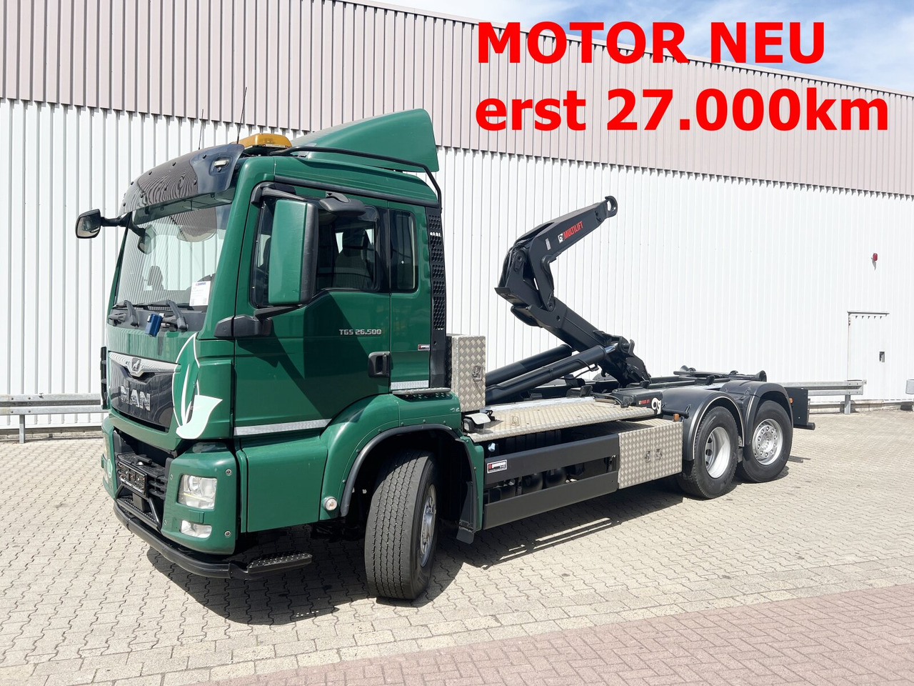 MAN TGS 26.500 6x4H-4 BL TGS 26.500 6x4H-4 BL, HydroDrive, PriTarder, Lenk-/Liftachse, AT-Motor - Abrollkipper: das Bild 1 MAN TGS 26.500 6x4H-4 BL TGS 26.500 6x4H-4 BL, HydroDrive, PriTarder, Lenk-/Liftachse, AT-Motor - Abrollkipper: das Bild 1