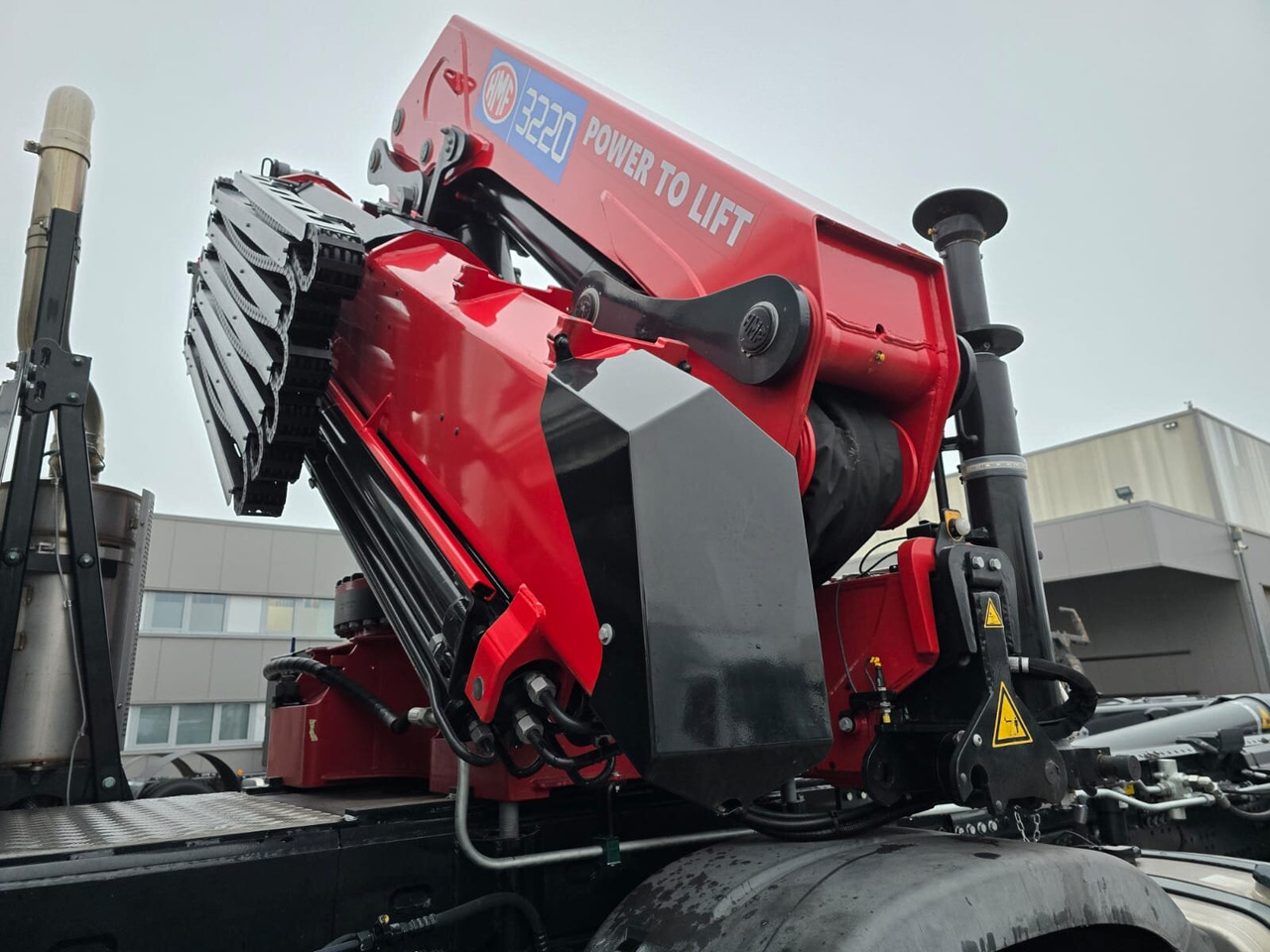 MAN TGS 35.480 8X4 BL TGS 35.480 8X4 BL, Intarder, Kran HMF 3220-K6, 4-fach Abstützung, Funk - Abrollkipper, Autokran: das Bild 5 MAN TGS 35.480 8X4 BL TGS 35.480 8X4 BL, Intarder, Kran HMF 3220-K6, 4-fach Abstützung, Funk - Abrollkipper, Autokran: das Bild 5